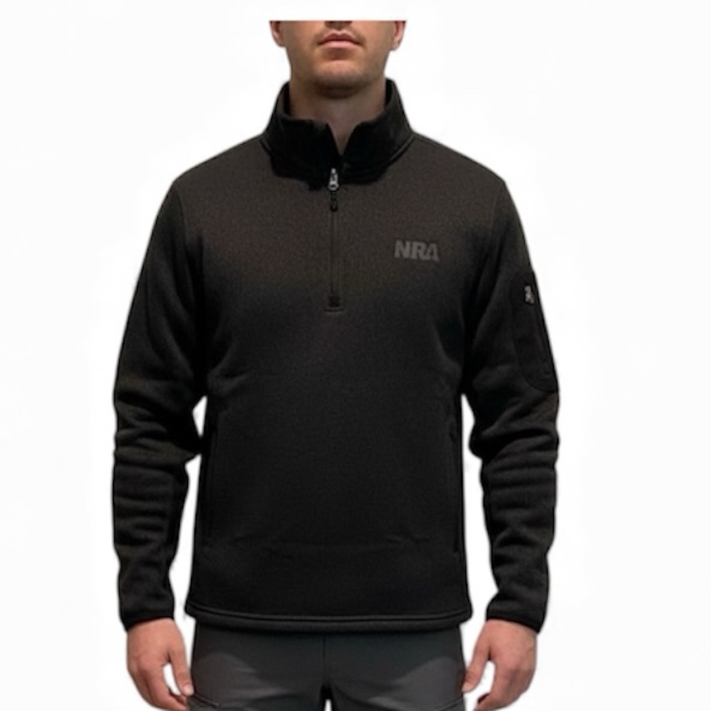 NRA Fleece Black Sweater size L